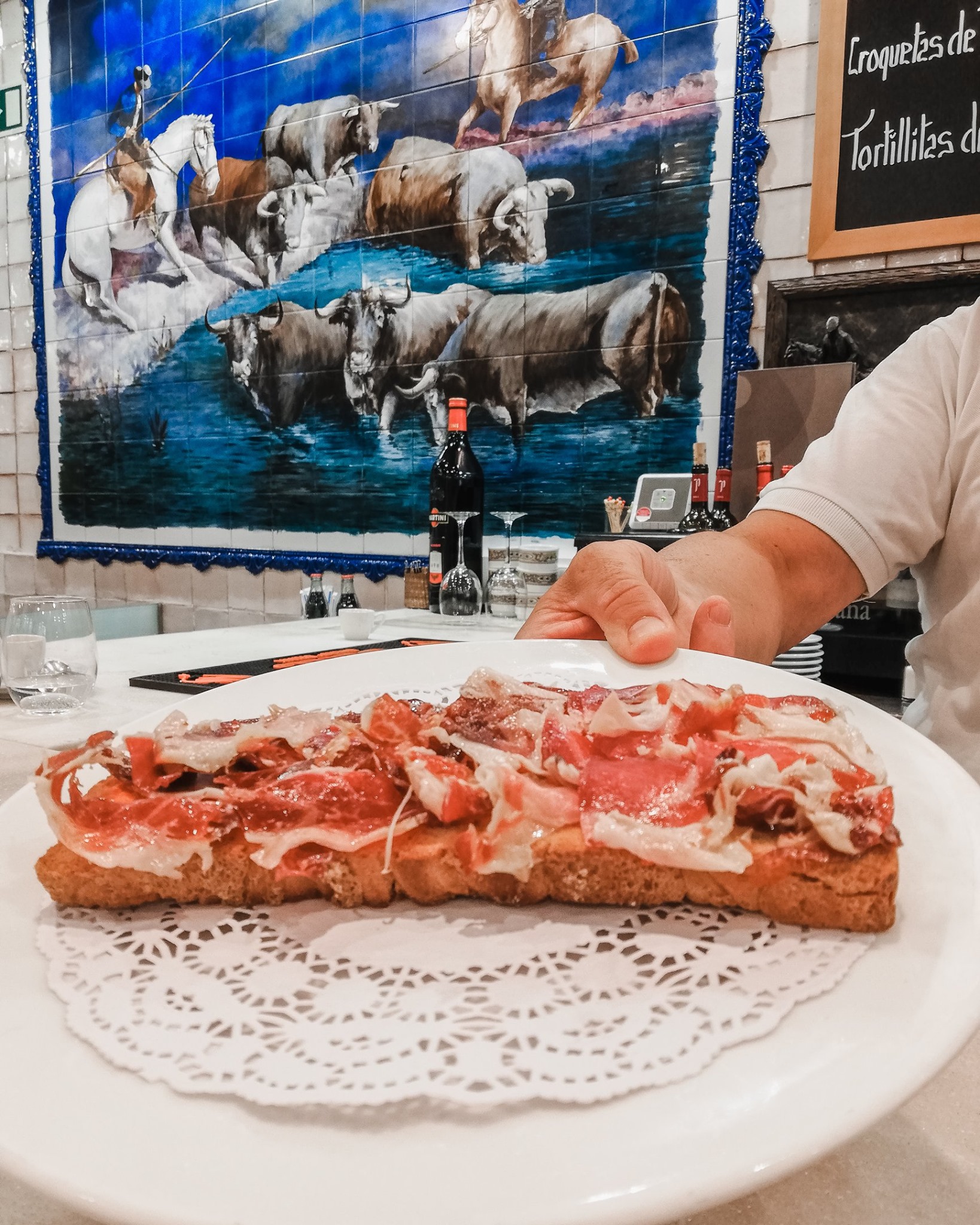 Gastronomía del restaurante La Taurina