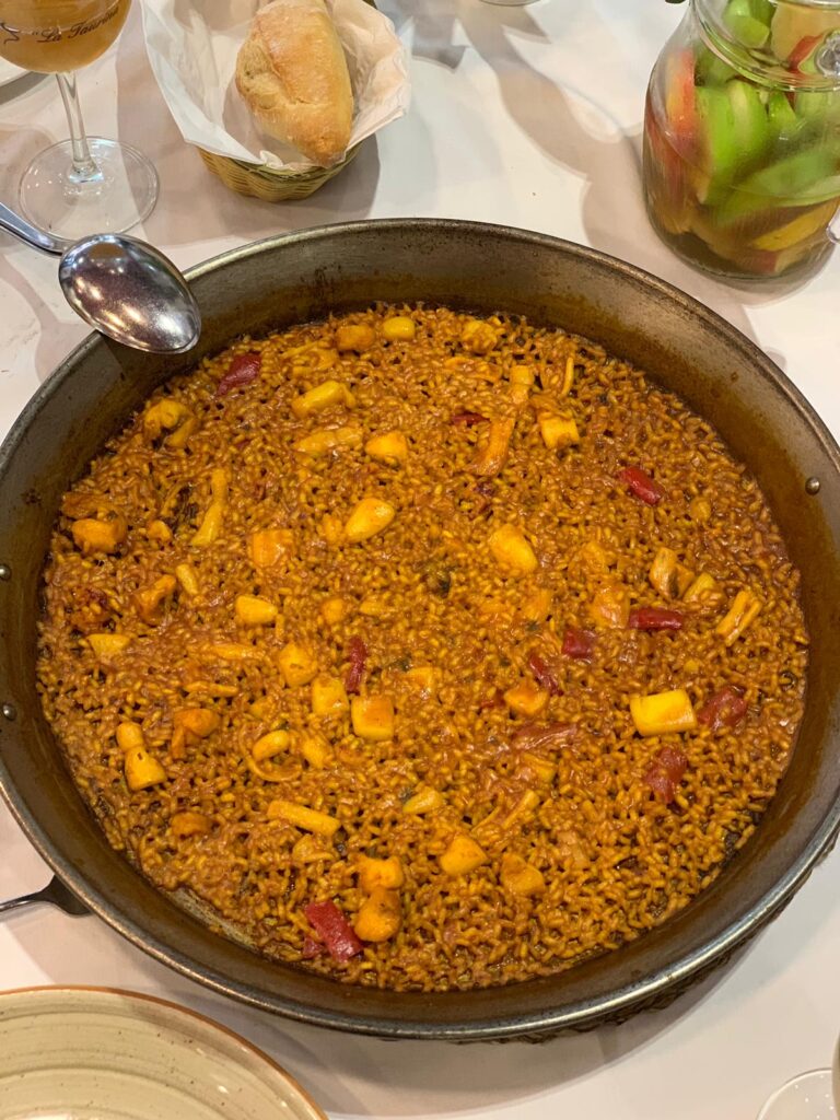 Arroces del restaurante La Taurina
